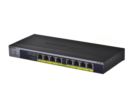 Switch Netgear 8p GS108PP-100EUS (8x10/100/1000Mbit 8xPoE+)